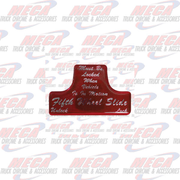 SWITCH GUARD STICKER FL RED 5TH WHEEL
