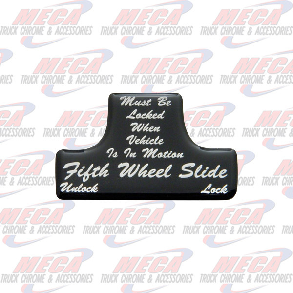 SWITCH GUARD STICKER FL BLACK 5TH WHEEL