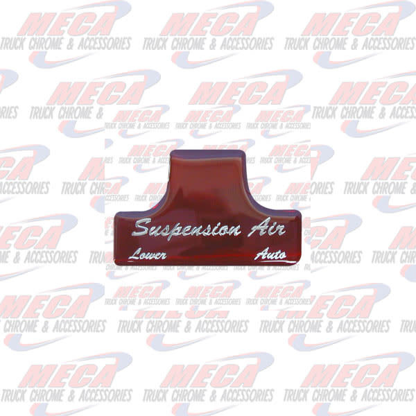 SWITCH GUARD STICKER FL RED AIR SUSPENSION