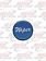 WIPER KNOB STICKER BLUE GLOSSY
