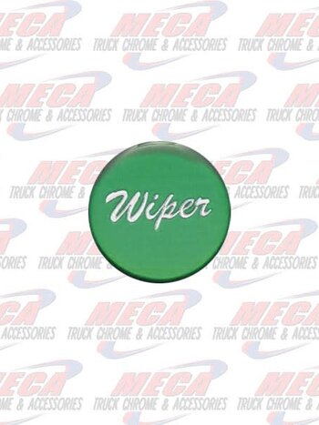 WIPER KNOB STICKER GREEN GLOSSY
