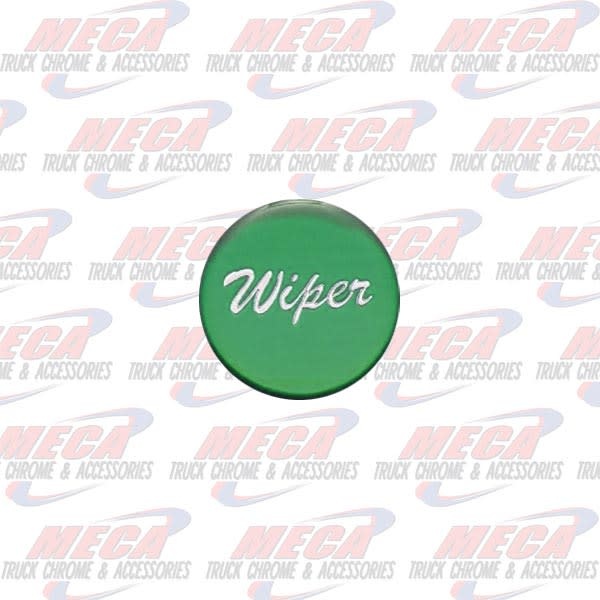 WIPER KNOB STICKER GREEN GLOSSY