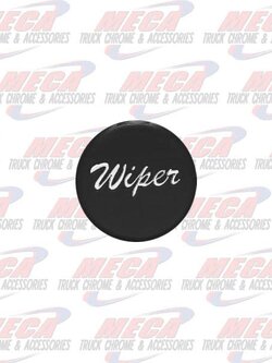 WIPER KNOB STICKER BLACK GLOSSY