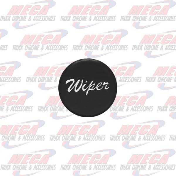 WIPER KNOB STICKER BLACK GLOSSY