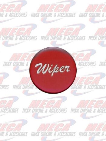 WIPER KNOB STICKER RED GLOSSY