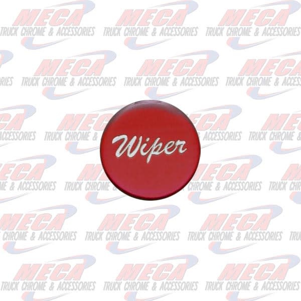 WIPER KNOB STICKER RED GLOSSY