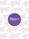 WIPER KNOB STICKER PURPLE GLOSSY