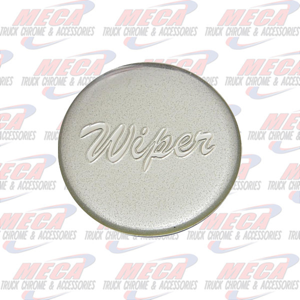 WIPER KNOB STICKER SILVER GLOSSY