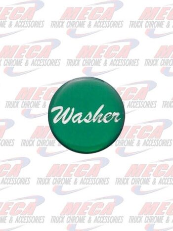 WASHER KNOB STICKER GREEN GLOSSY