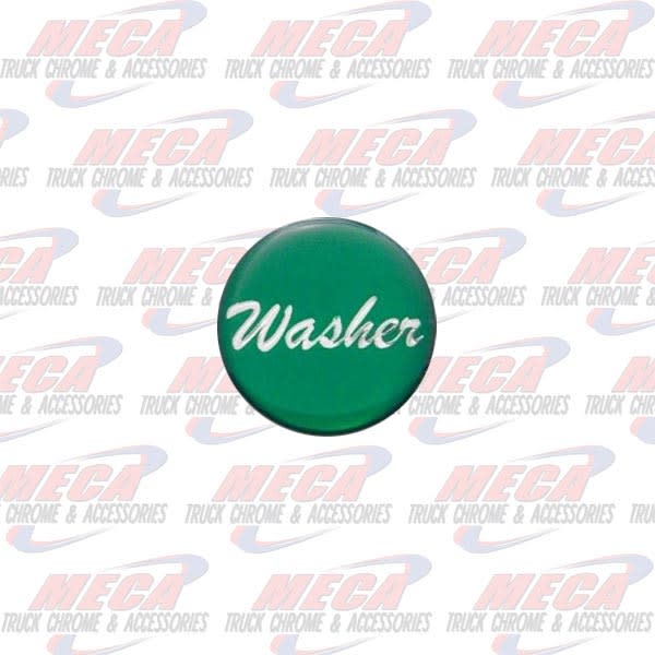 WASHER KNOB STICKER GREEN GLOSSY