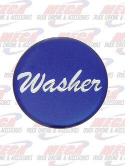 WASHER KNOB STICKER BLUE GLOSSY