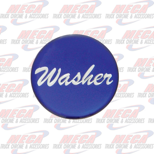 WASHER KNOB STICKER BLUE GLOSSY