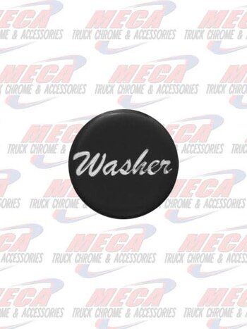 WASHER KNOB STICKER BLACK GLOSSY