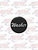 WASHER KNOB STICKER BLACK GLOSSY