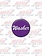WASHER KNOB STICKER PURPLE GLOSSY