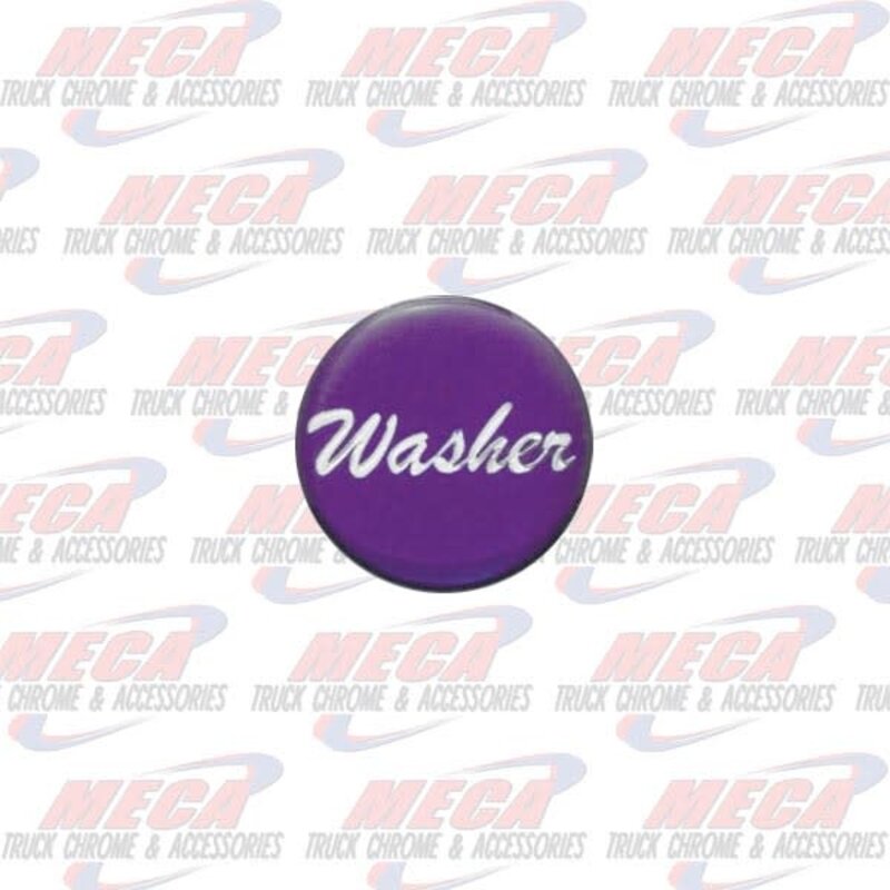 WASHER KNOB STICKER PURPLE GLOSSY