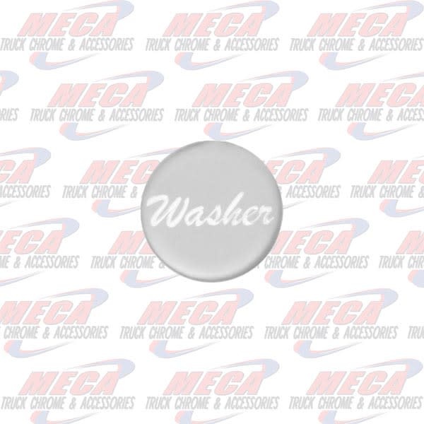 WASHER KNOB STICKER SILVER GLOSSY
