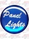 PANEL LIGHT KNOB STICKER BLUE GLOSSY