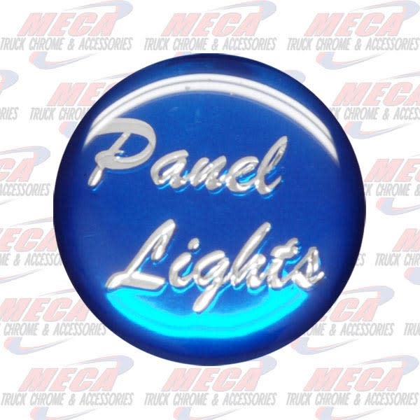 PANEL LIGHT KNOB STICKER BLUE GLOSSY