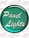 PANEL LIGHT KNOB STICKER GREEN GLOSSY