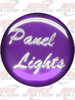 PANEL LIGHT KNOB STICKER PURPLE GLOSSY