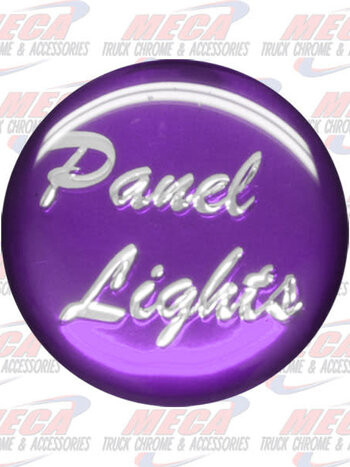 PANEL LIGHT KNOB STICKER PURPLE GLOSSY