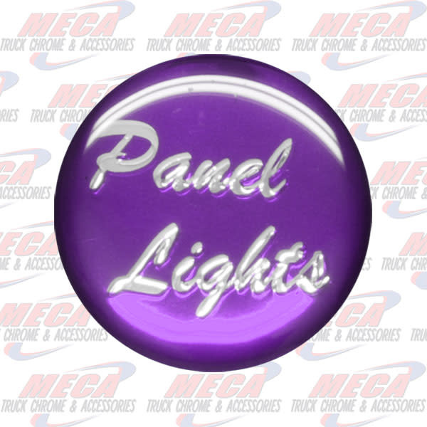 PANEL LIGHT KNOB STICKER PURPLE GLOSSY