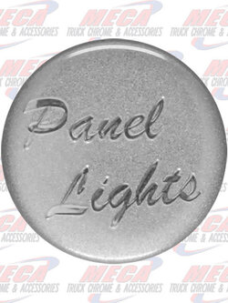 PANEL LIGHT KNOB STICKER SILVER GLOSSY