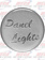 PANEL LIGHT KNOB STICKER SILVER GLOSSY