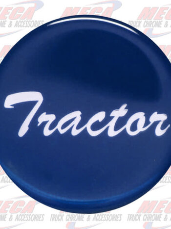 BRAKE KNOB STICKER BLUE TRACTOR