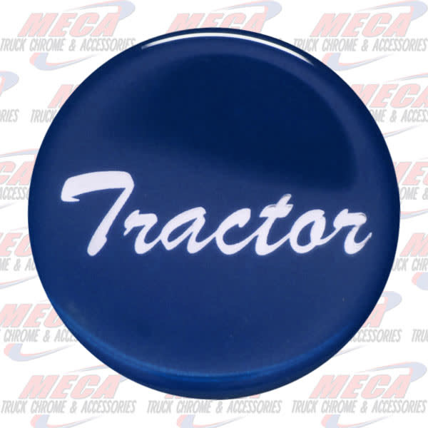 BRAKE KNOB STICKER BLUE TRACTOR