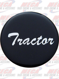 BRAKE KNOB STICKER BLACK TRACTOR