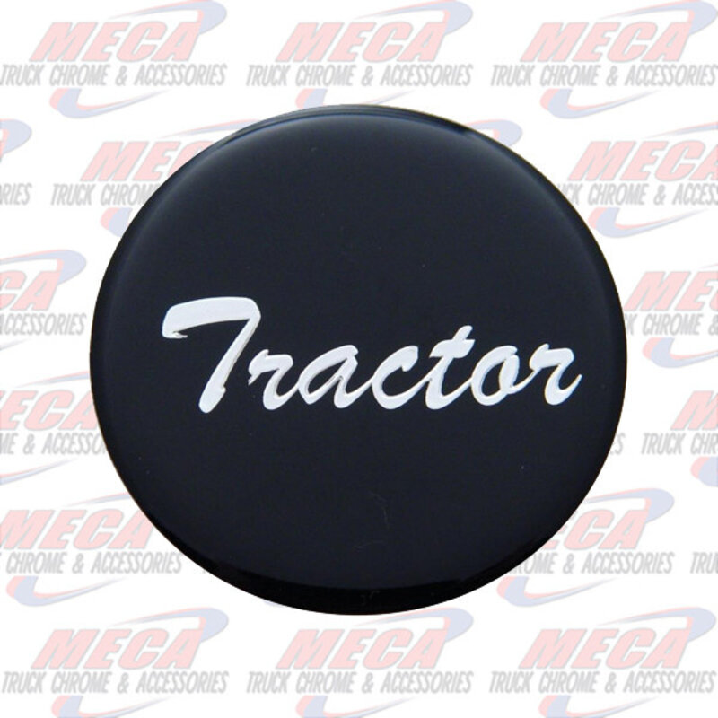 BRAKE KNOB STICKER BLACK TRACTOR