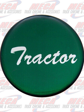 BRAKE KNOB STICKER GREEN TRACTOR