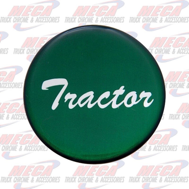 BRAKE KNOB STICKER GREEN TRACTOR