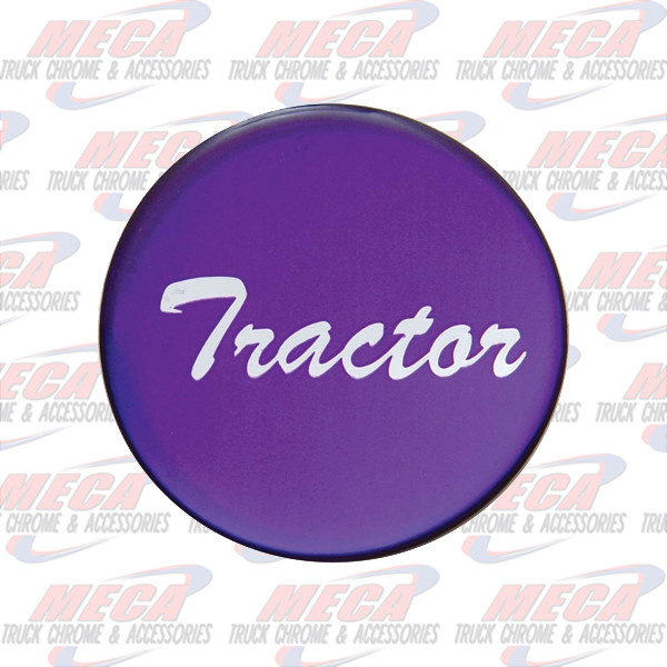 BRAKE KNOB STICKER PURPLE TRACTOR