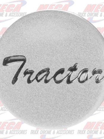 BRAKE KNOB STICKER SILVER TRACTOR