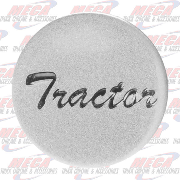 BRAKE KNOB STICKER SILVER TRACTOR