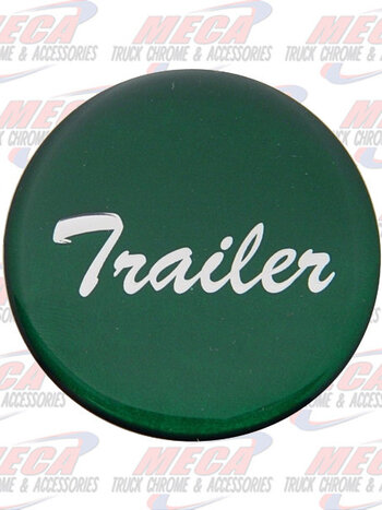BRAKE KNOB STICKER GREEN TRAILER