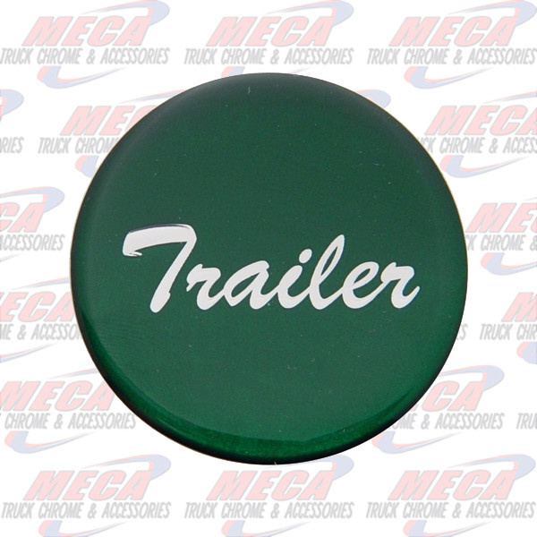 BRAKE KNOB STICKER GREEN TRAILER