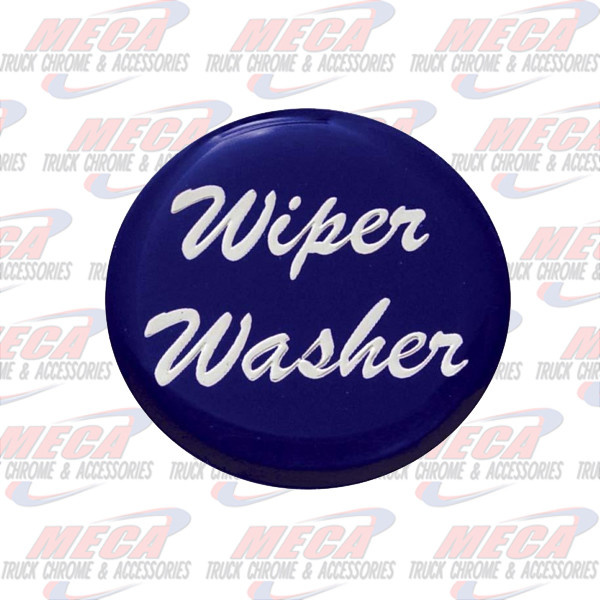 WIPER WASHER KNOB STICKER BLUE GLOSSY