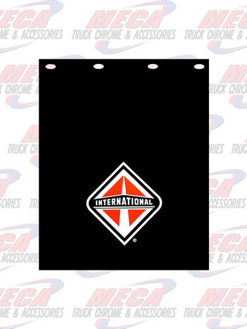 MUDFLAP IHC LOGO 24X30 W/RIDGES MINIMIZER