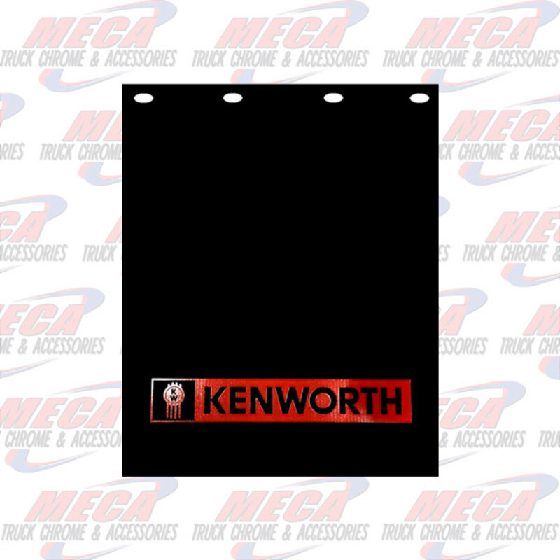 MUDFLAP KW LOGO 24X30 W/RIDGES MINIMIZER