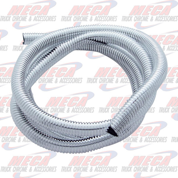 CHROME WIRE LOOM 1/2" X 72" LONG