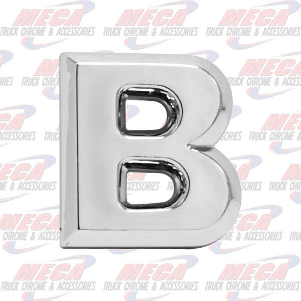 CHROME LETTER B 1" TALL