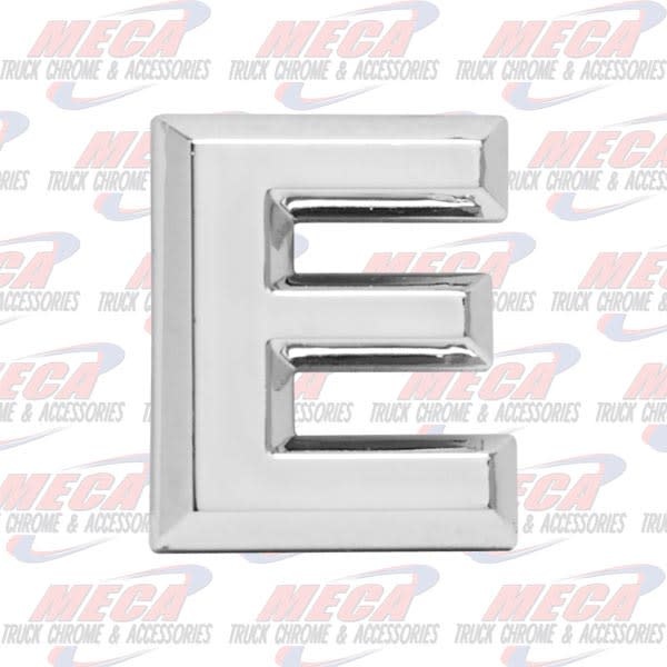 CHROME LETTER E 1" TALL