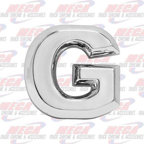 CHROME LETTER G 1" TALL