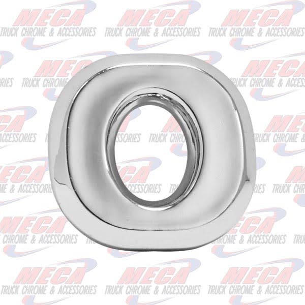 CHROME LETTER O 1" TALL