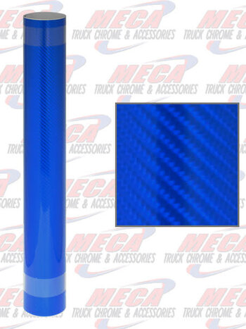 3D ADHESIVE DASH FILM BLUE STICKS OVER DASH PANELS