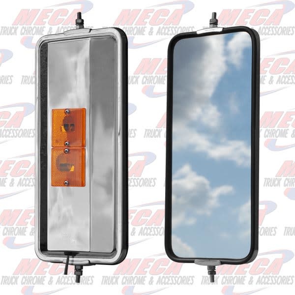 MIRROR 7" WIDE W/ LIGHT